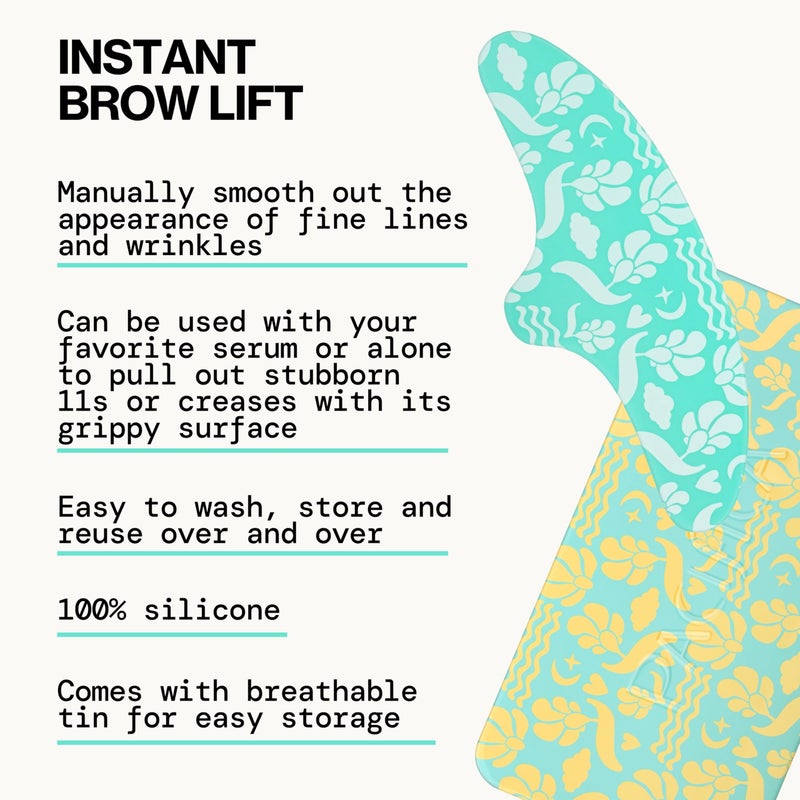 Pacifica Reusable Brow Mask â€“ 100% Silicone Forehead Wrinkle Patch for Brow Lift, Reusable Anti-Wrinkle Pad Smooths Frown Lines, Vegan, Fragrance-Free, Vegan & Cruelty-Free, 1 Piece - Image 4