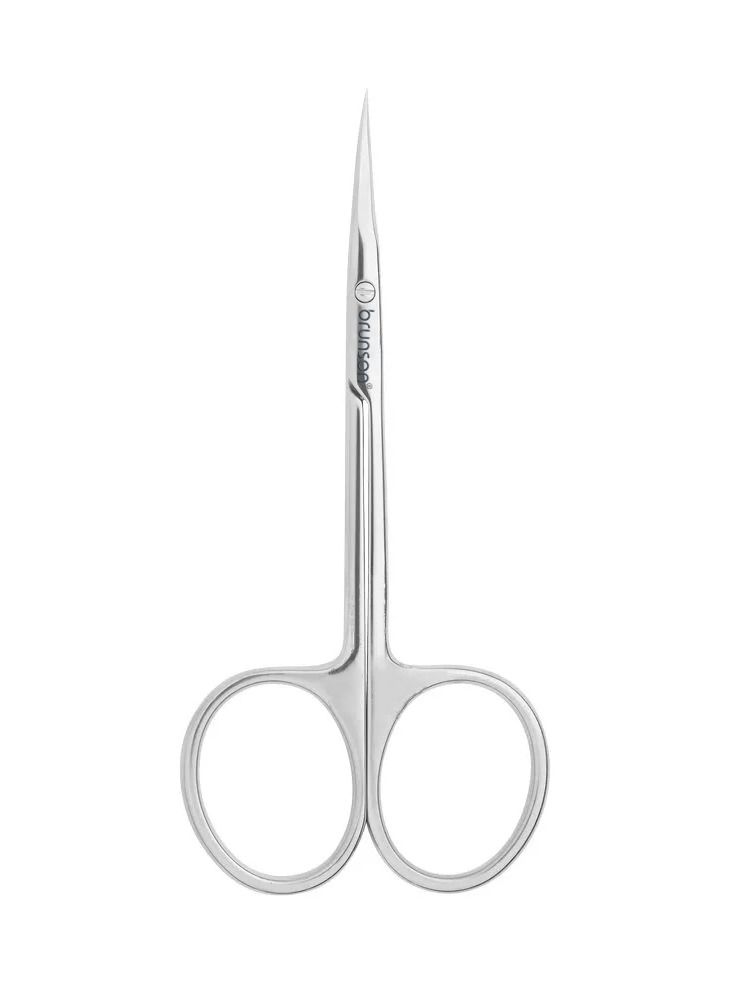 brunson Stainless Steel Point Cuticle Scissor curved cuticle nail scissor for manicure pedicure for professional finger toe nail care - Image 1