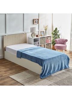Home Box Ontario Solid Coral Fleece Kids Blanket 170 x 120 cm  - Image 1