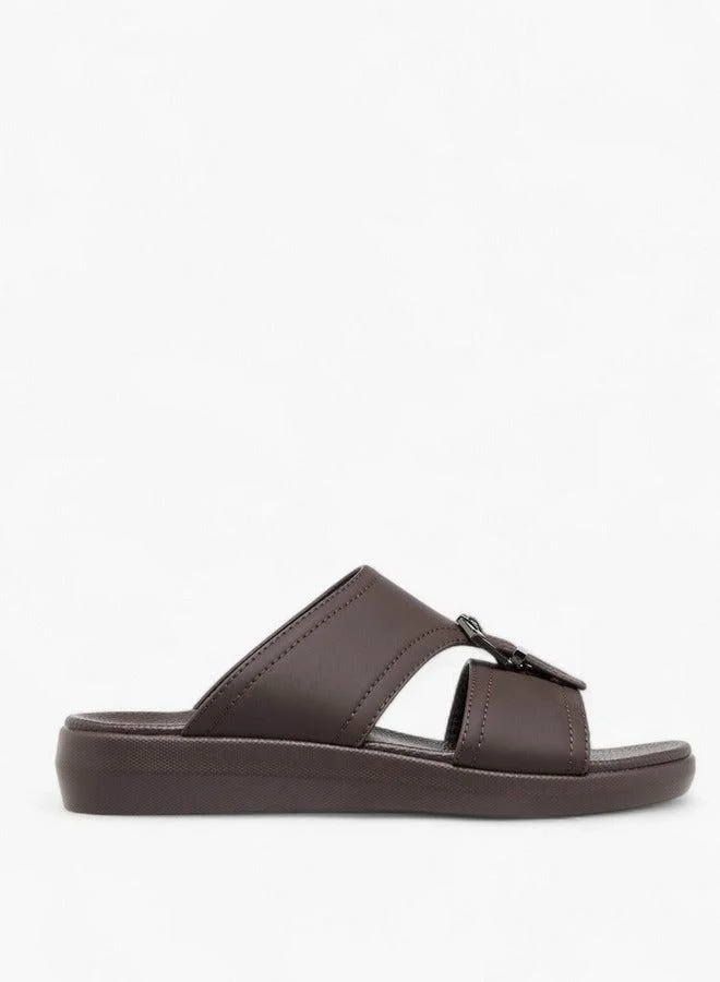 LBL by Shoexpress Buckle Detail Slip-On Comfort Sandals