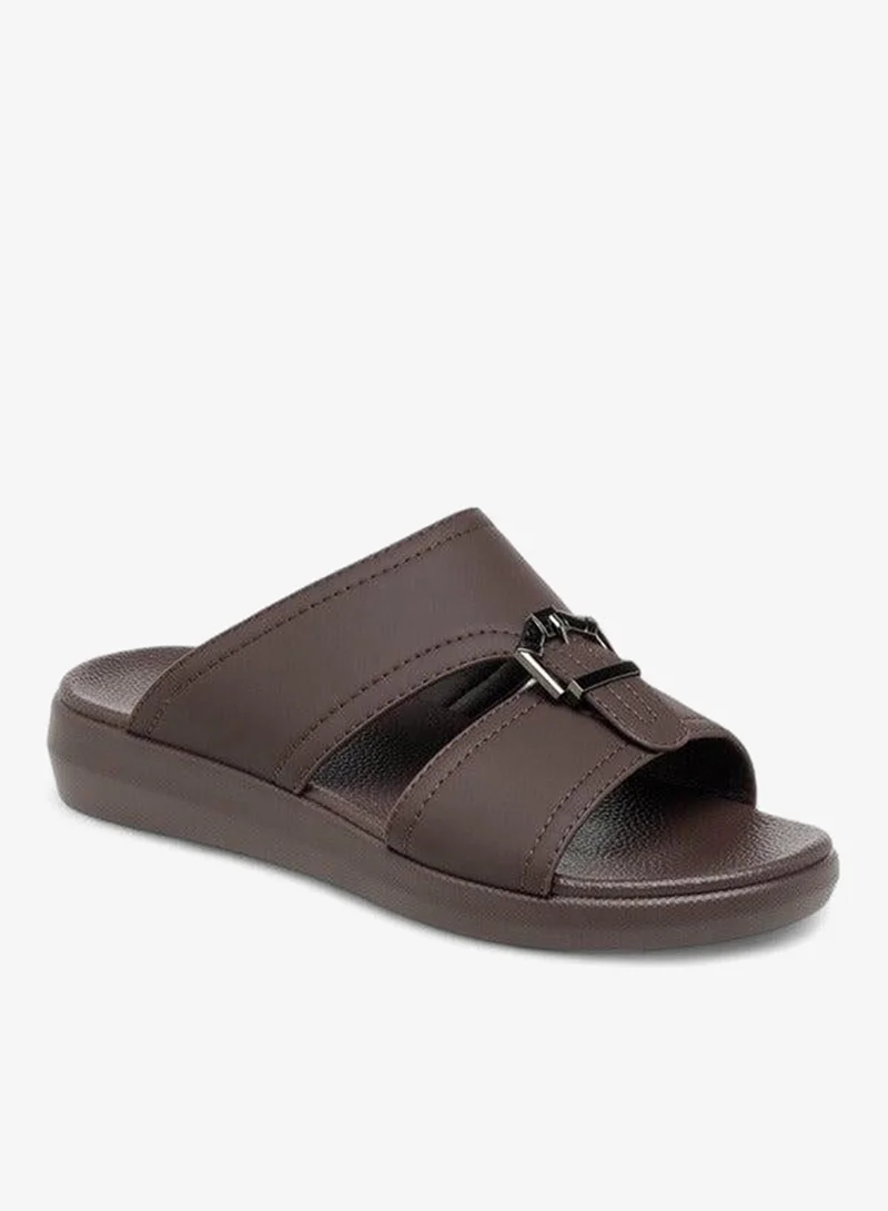 Buckle Detail Slip-On Comfort Sandals Ramadan Collection