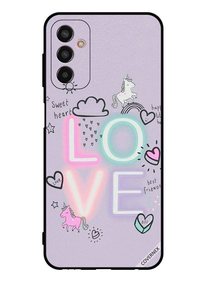Covernex Protective Case Cover For Samsung Galaxy M13 Sweet Heart Love Unicorn - Image 1