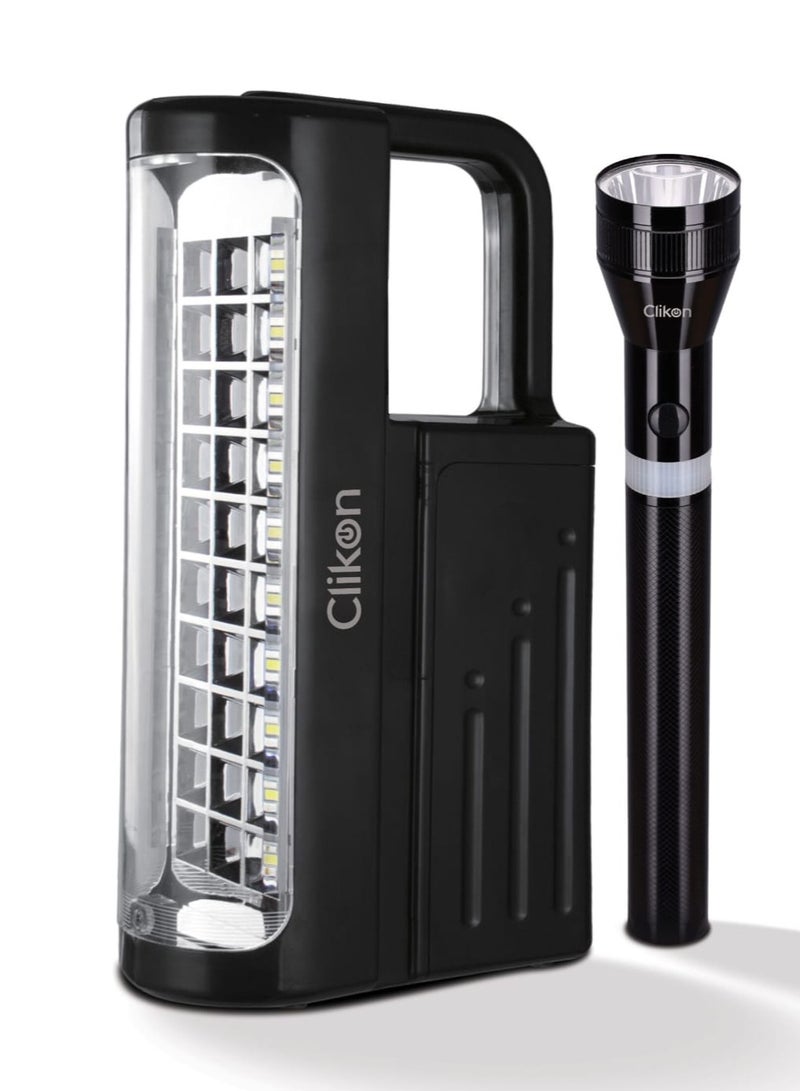 Clikon CK7062 Powerful and Reliable 2-in-1 Rechargeable LED Lantern and Flashlight Combo for Home, Outdoor, and Emergency Use - Image 1