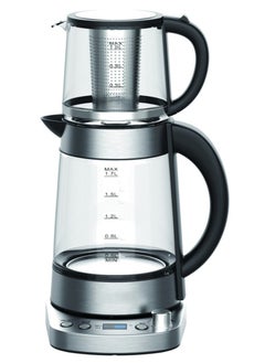 2-in-1 Tea Maker Kettle with Digital Display 1.7L, Adjustable Temperature Control, Keep Warm Function, UK Strix Controller, German Borosilicate Glass, Stainless Steel, 1.7L Transparent Electric Kettle for Tea & Hot Water