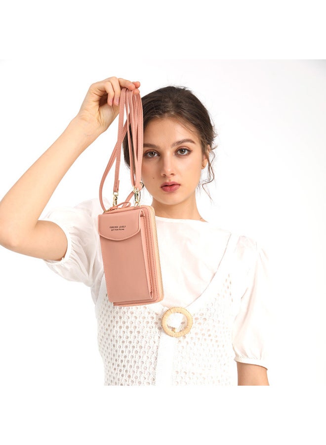 New Rfid Vertical Phone Bag For Women, Large Capacity Pu Wallet, Shoulder Bag, Crossbody Bag, Id Bag, Card Bag - Image 3