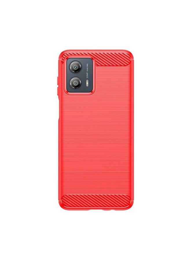 اس-توب جراب لهاتف Motorola Moto G53 5G مصنوع من ألياف الكربون المصقولة TPU - Image 1