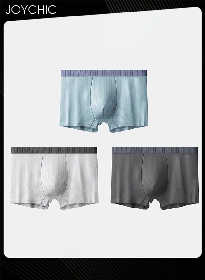 Joychic 3 Pack Men's Disposable Underwear Pure Cotton Skin-friendly and Breathable Boxer Briefs Travel Washable Shorts  - Image 1