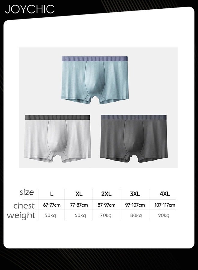 Joychic 3 Pack Men's Disposable Underwear Pure Cotton Skin-friendly and Breathable Boxer Briefs Travel Washable Shorts  - Image 4