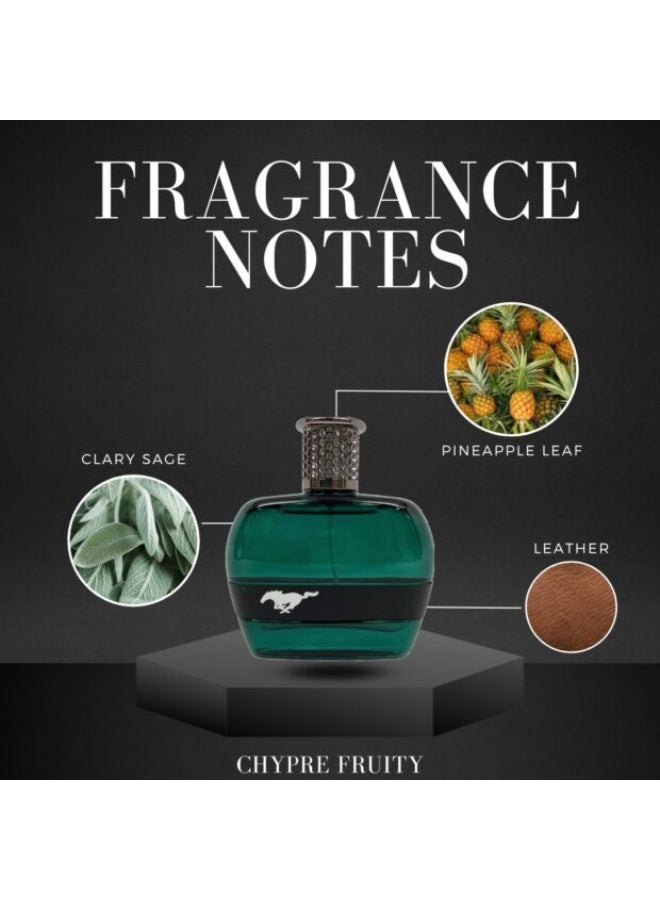 فورد موستانج أخضر عطر رجالي - Image 3