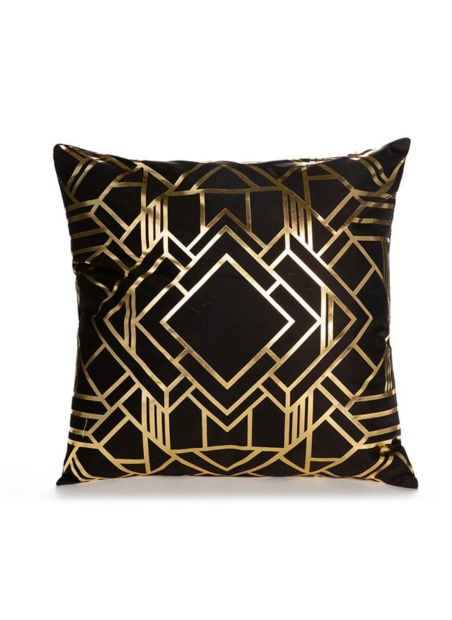 yongsheng 2pcs Decorative Cushion Cover 45x45cm, Throw Pillows Farmhouse Decorative Throw Pillow Case Indoor Outdoor Cushion Cover Geometric Pillowcase for Couch Living Room Bedroom  - Image 1