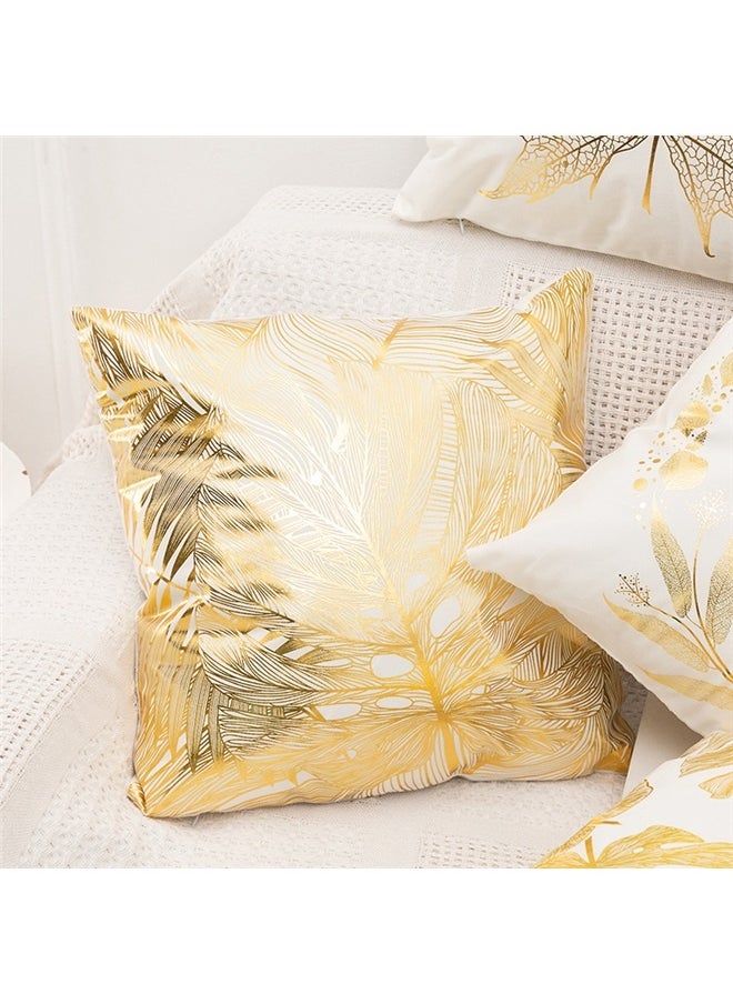 yongsheng 2pcs Decorative Cushion Cover 45x45cm, Throw Pillows Farmhouse Decorative Throw Pillow Case Indoor Outdoor Cushion Cover Geometric Pillowcase for Couch Living Room Bedroom  - Image 3