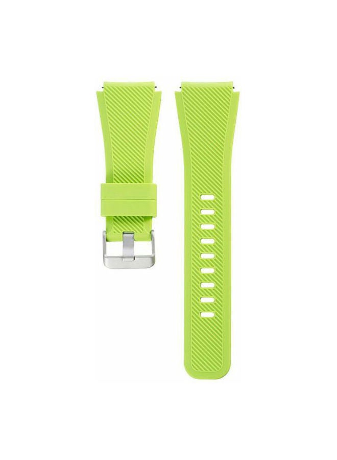 NIBEMINENT New Fashion Sports Silicone Classic Strap Band For Samsung Gear S3 One Size Green