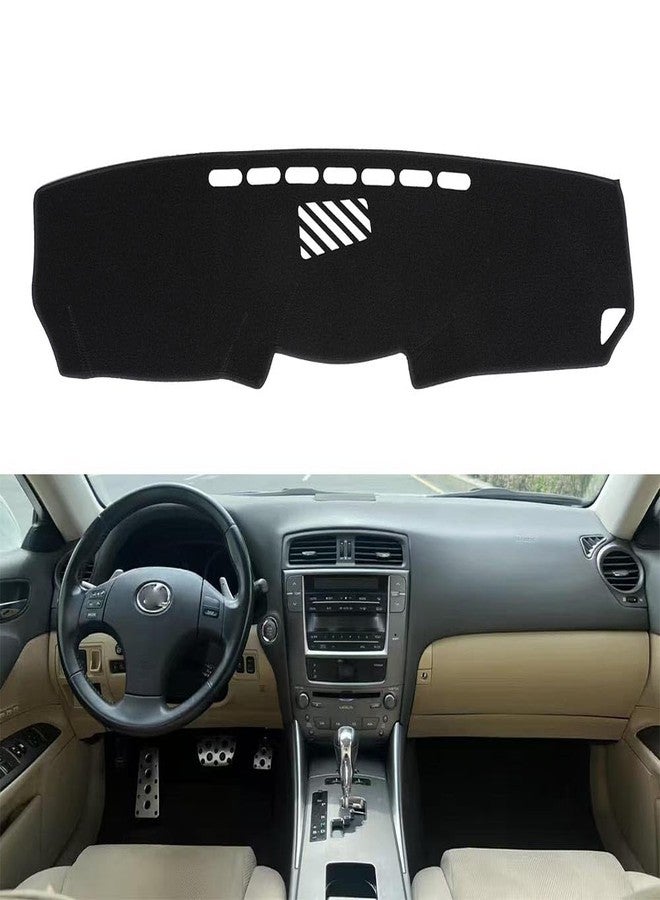 BLIBLIUNIT Dash Cover Mat Custom Fit for Lexus IS250 IS350 2006-2013, Dashboard Cover Pad Carpet Protector - Image 1