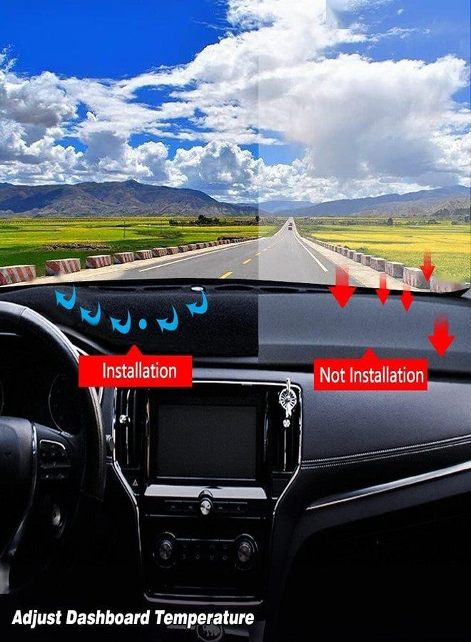 BLIBLIUNIT Dash Cover Mat Custom Fit for Lexus IS250 IS350 2006-2013, Dashboard Cover Pad Carpet Protector - Image 5