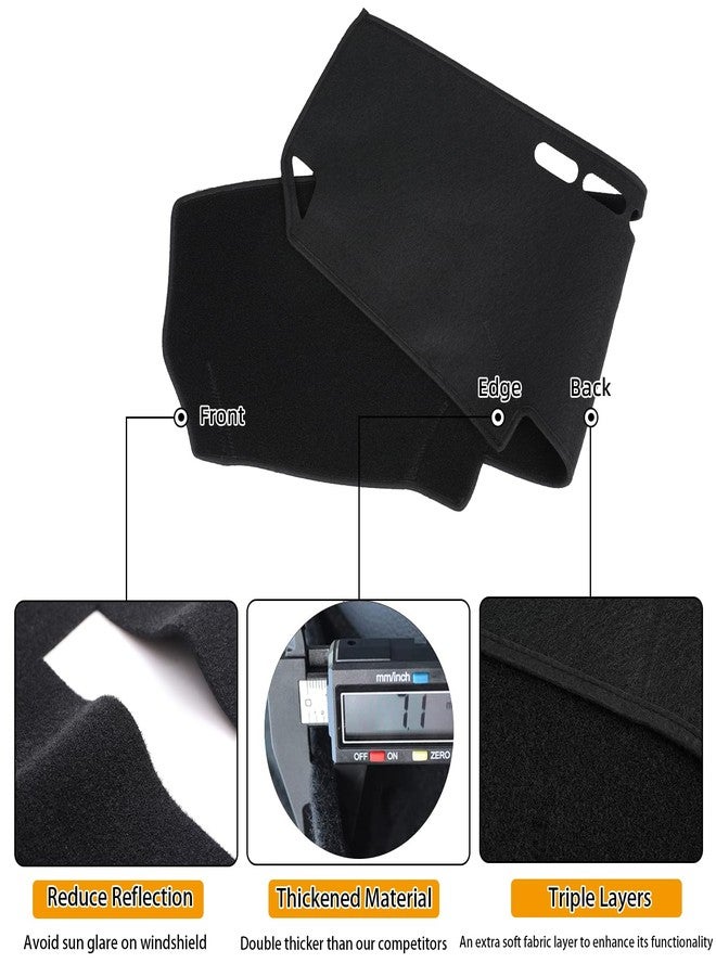 BLIBLIUNIT Dash Cover Mat Custom Fit for Lexus IS250 IS350 2006-2013, Dashboard Cover Pad Carpet Protector - Image 3