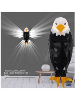 TIGER Eagle Light Decorative Lamp – Kids Night Light, LED Mood Light with Remote Control, Magnetic Wall Mounted LED Eagle Light, USB Rechargeable, Battery Powered, Removable Rechargeable Eagle Light for Bedroom, Living Room, Hallway, Office  - Image 1