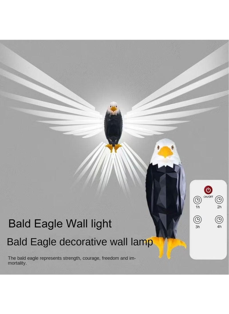 TIGER Eagle Light Decorative Lamp – Kids Night Light, LED Mood Light with Remote Control, Magnetic Wall Mounted LED Eagle Light, USB Rechargeable, Battery Powered, Removable Rechargeable Eagle Light for Bedroom, Living Room, Hallway, Office  - Image 4