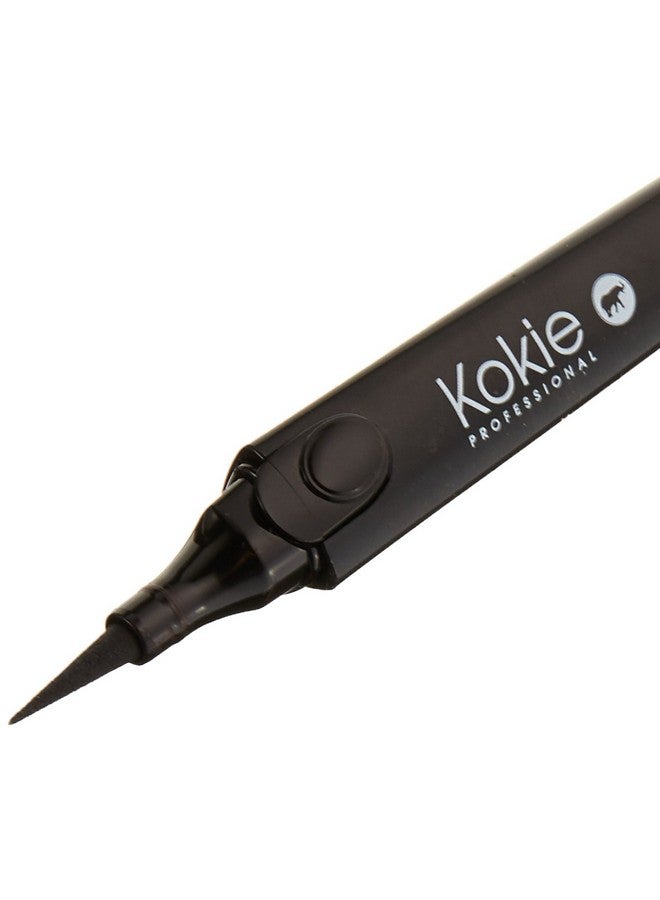 Kokie Cosmetics Line & Style Liquid Eyeliner Jet Black 0.014 Fluid Ounce - Image 3
