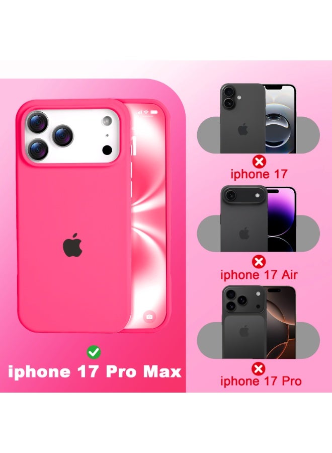 أوللاي آيفون 17 برو ماكس كيس واقي، مادة السيليكون، مقاومة للصدمات مع حماية عدسة الكاميرا وتغطية زر التحكم، غطاء واقي مضاد للصدمة الهاتف المحمول، متوافق مع إكسسوارات MagSafe - Image 2