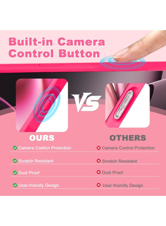 أوللاي آيفون 17 برو ماكس كيس واقي، مادة السيليكون، مقاومة للصدمات مع حماية عدسة الكاميرا وتغطية زر التحكم، غطاء واقي مضاد للصدمة الهاتف المحمول، متوافق مع إكسسوارات MagSafe - Image 3