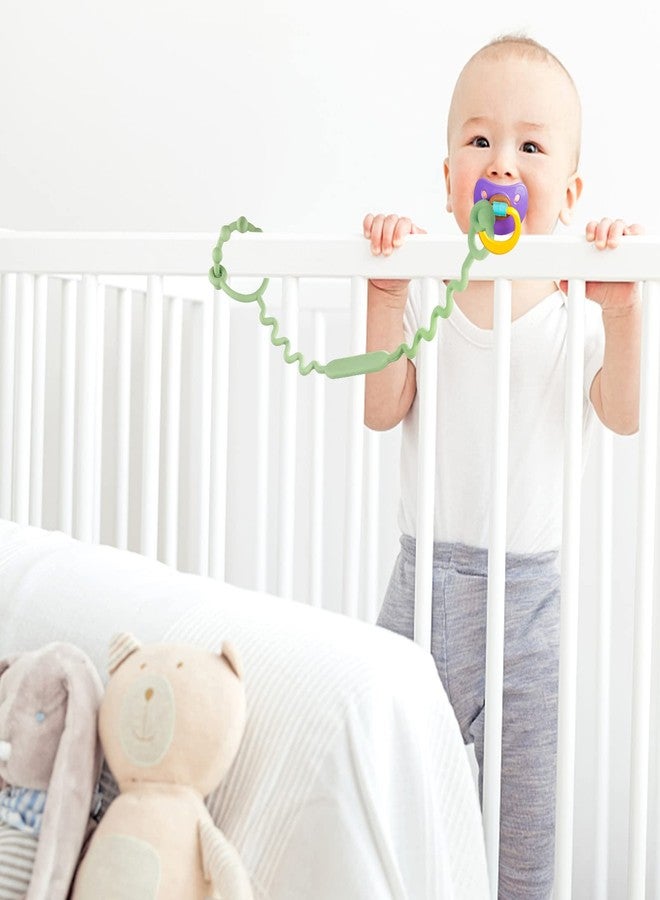 Yunaeduo Toy Straps for Baby, 5 Pack Silicone Toy Straps for Stroller, Toy Safety Straps for Toy, Sippy Cup Straps, Adjustable Toy Holder for Stroller, High Chair - BPA Free - Image 3