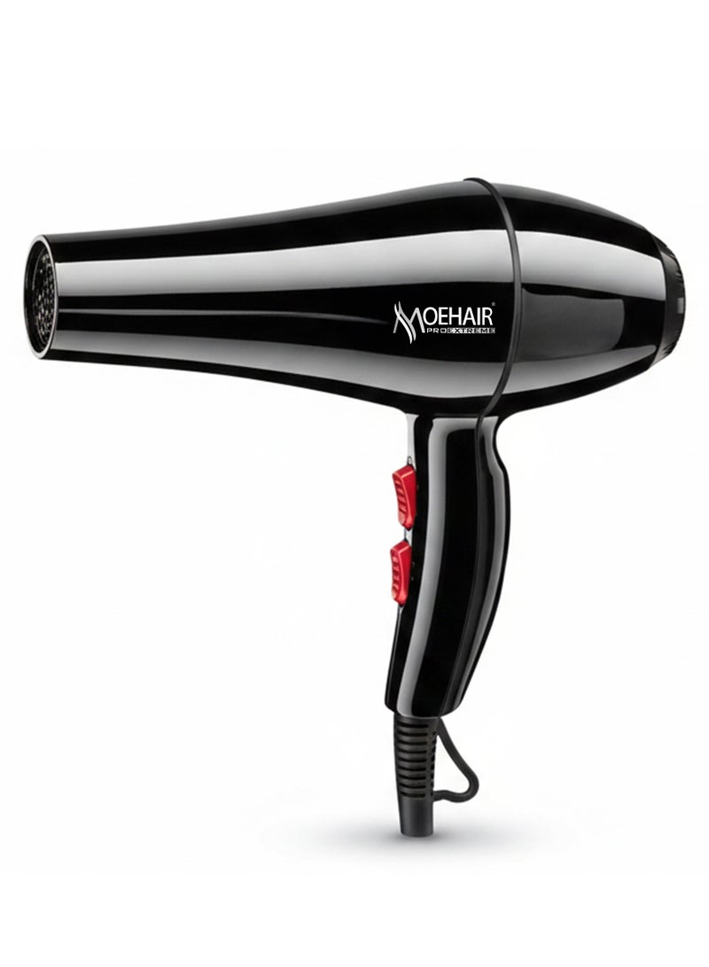 MoeHair VG-3800 Professional Hair Dryer for Women, Lightweight Design, Simple & Reliable Performance, Easy Daily Styling for Home Use - Image 1