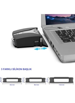 Upway GT202 Iets Notebook Laptop Vacuum Cooler Fan Fast Cooling with Digital Display  - Image 3