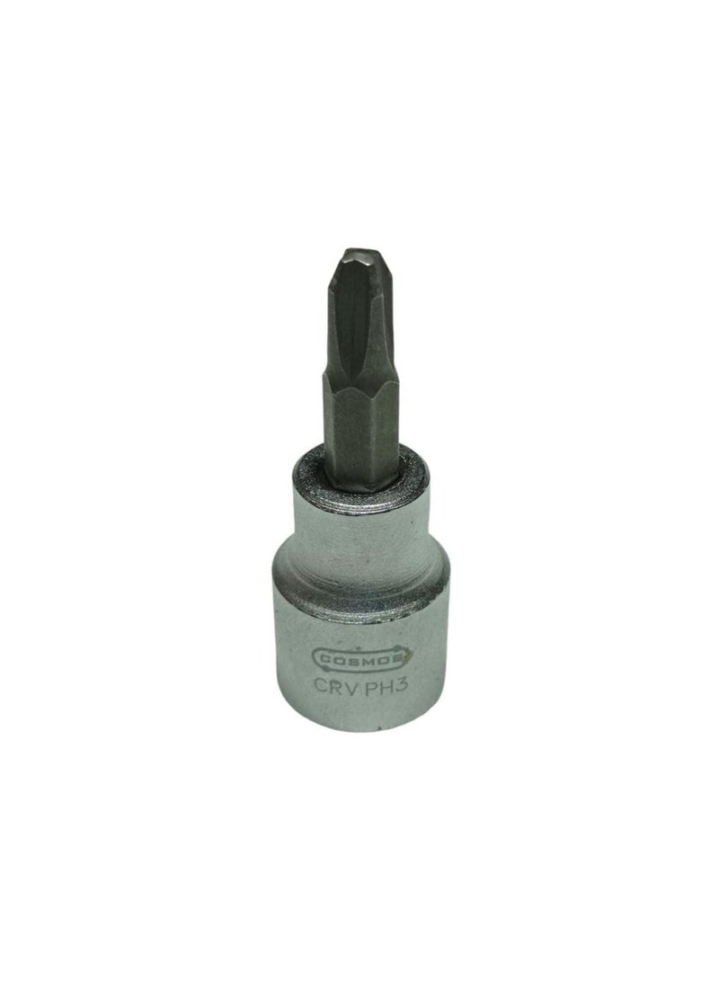 COSMOS Square Bit 3/8" Cross Screwdriver Thread ph3