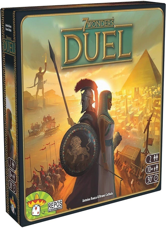 7 Wonders Inbox Now, Basic Game, Game for Gamers, Strategy Game, 2 Players, Ages 10+, 30+ Minutes, German7 Wonders Inbox Now, Basic Game, Game for Gamers, Strategy Game, 2 Players, Ages 10+, 30+ Minutes, German