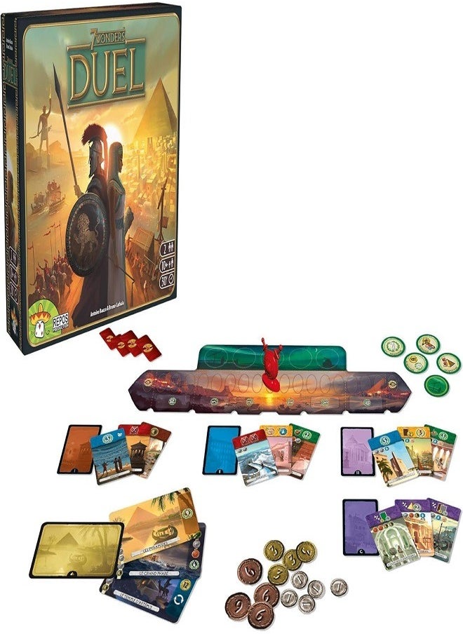 7 Wonders Inbox Now, Basic Game, Game for Gamers, Strategy Game, 2 Players, Ages 10+, 30+ Minutes, German7 Wonders Inbox Now, Basic Game, Game for Gamers, Strategy Game, 2 Players, Ages 10+, 30+ Minutes, German