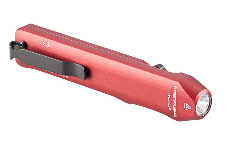 Streamlight 88814 Wedge 1000Lumen Max 300Lumen Standard 1200Candela Flat Everyday Carry Flashlight Includes USBC Cable and Lanyard Red - Image 2
