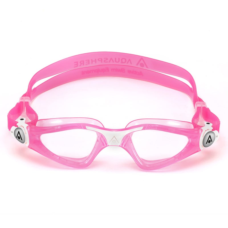 Aqua Sphere Kayenne Junior Goggles, Pink/White, Clear, One Size (EP1230209LC) - Image 2