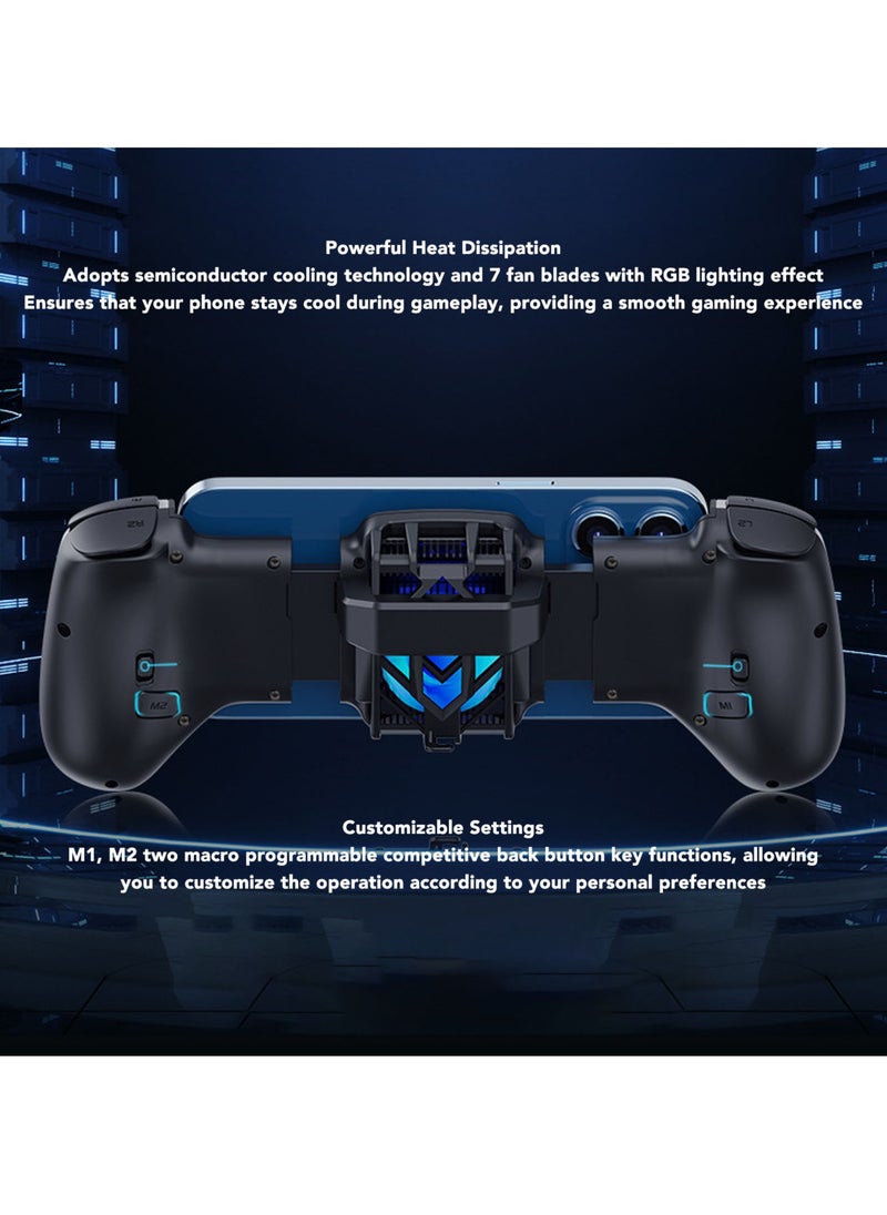 Generic - Telescopic Gamepad Controller Powerful Cooling Telescopic Wireless Bluetooth Controller Gamepad for Android for IOS for Switch - Image 1