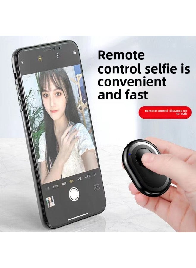 Mobile Phone Bluetooth Selfie For Apple Android Wireless Controller Live Video Camera Camera Remote Control-Color:Purple Single Button Battery Remote Control - Image 2