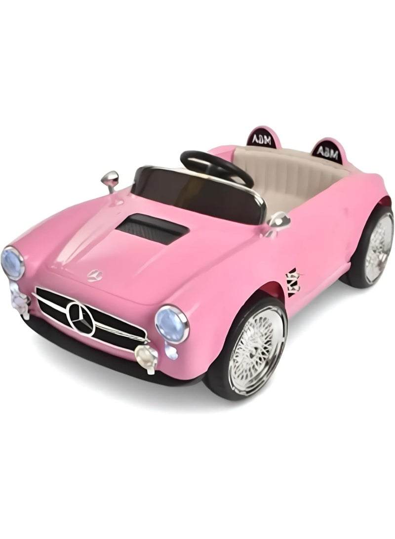 صندوق العاب سيارة كهربائية للأطفال بتصميم كلاسيكي مع أبواب قابلة للفتح