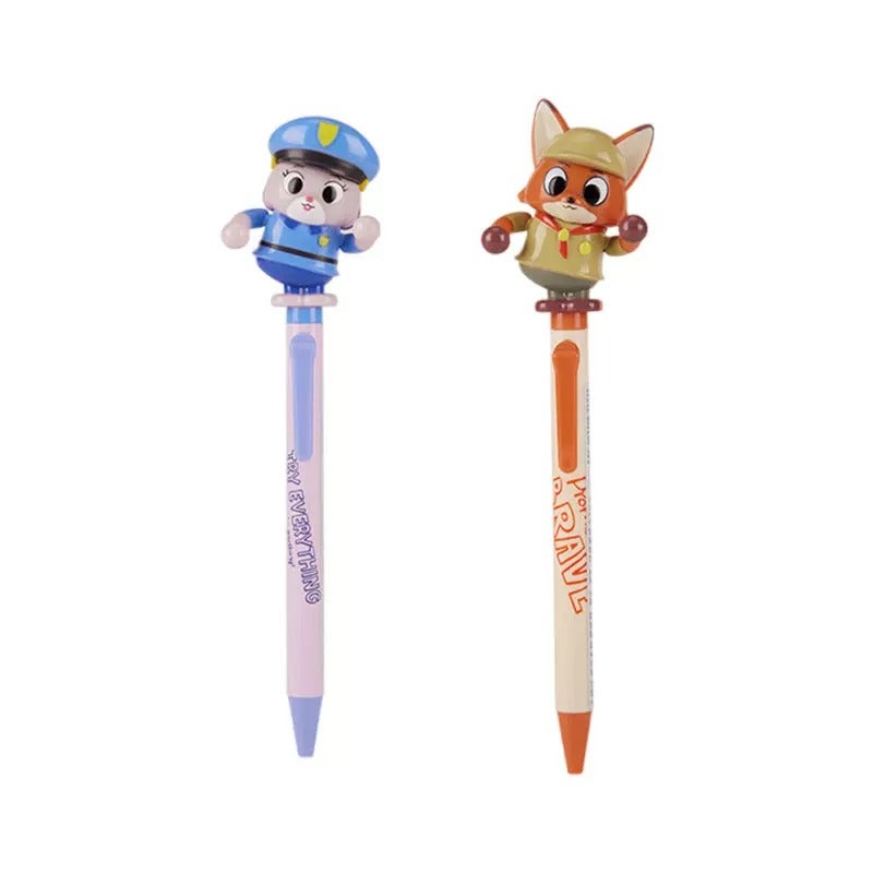 Disney Official Zootopia Little Dream Judy Nick Ballpoint Pen - Office Stationery Birthday Gift - Image 5