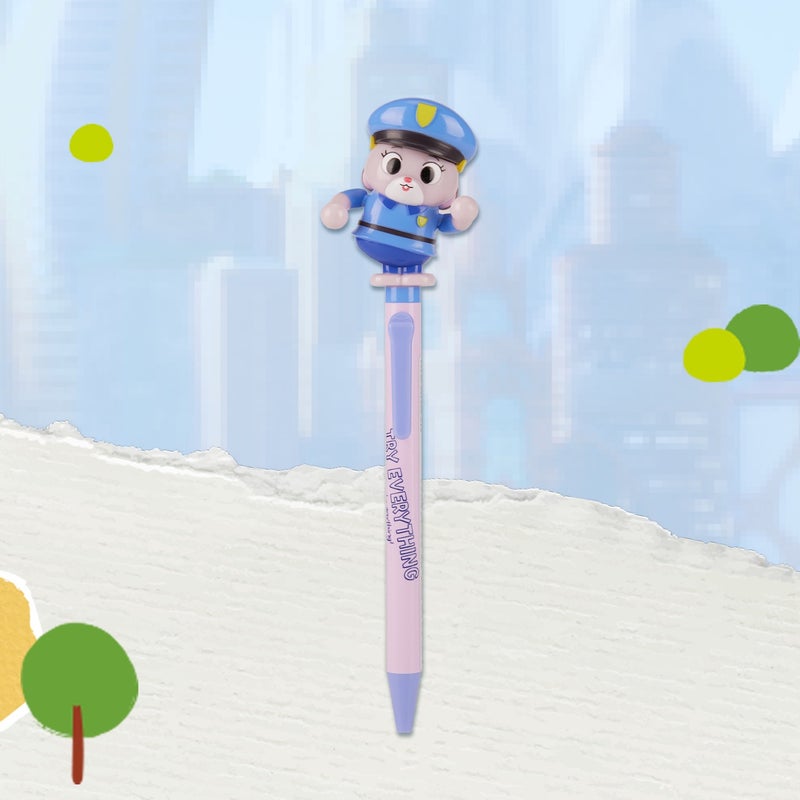 Disney Official Zootopia Little Dream Judy Nick Ballpoint Pen - Office Stationery Birthday Gift - Image 4
