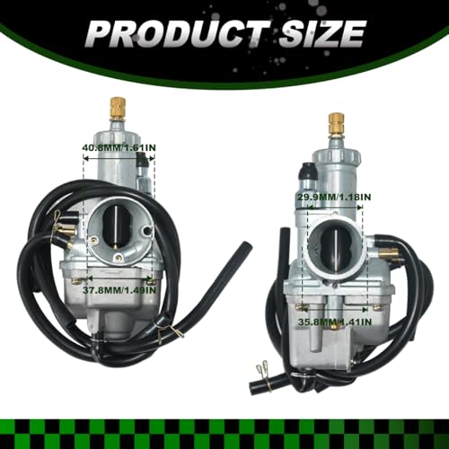 Rebuiman KLF220 Carburetor for Kawasaki Bayou 220 1988-2002，for Bayou 250 KLF250 2003-2011 Carb with Fuel Filter and Fuel Gas Petcock Valve Switch - Image 3
