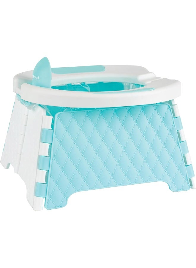 Jool Baby Products Jool Baby Portable Potty Training Chair with Travel Bag and 30 Liners, Foldable, Indoor/Outdoor Use, Camping - Image 1
