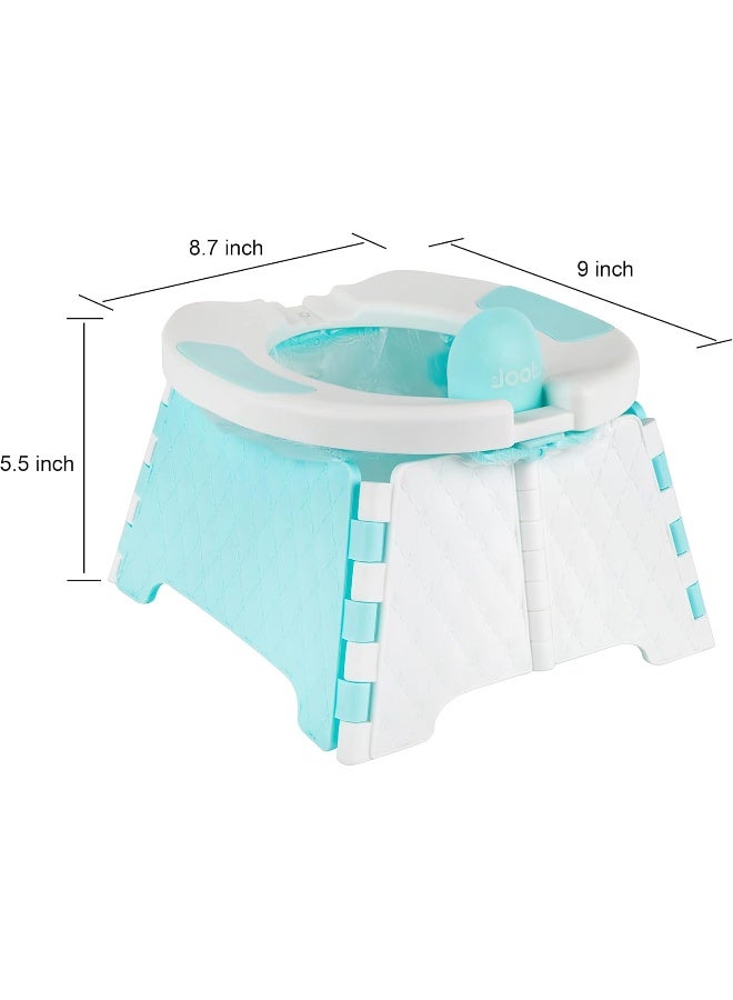 Jool Baby Products Jool Baby Portable Potty Training Chair with Travel Bag and 30 Liners, Foldable, Indoor/Outdoor Use, Camping - Image 3