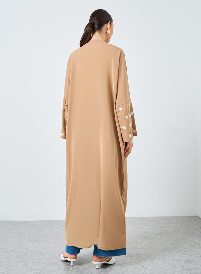 تايك تو عباية مفتوحة بأكمام مطرزة - Image 5