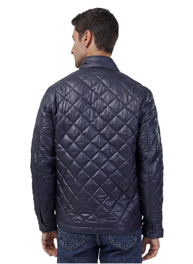 clever - Men's Waterproof Jacket - Fiber Lined - Navy Blue - Image 1
