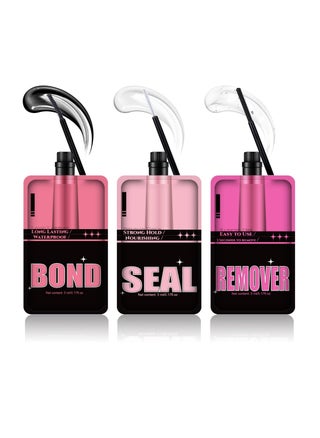 Lash Bond and Seal and Remover Kit, 3 in 1 Individual Lashes Strong Hold Long Lasting Waterproof Eyelash Glue and Removal Pack, 15ML Long-lasting Eyelashes Extension Kit, for Lash Extension - pzsku/ZEFCA24F61F0264A0101FZ/45/_/1717033811/e9ede90f-4dd1-4f9e-92b1-8e12a3ba1775