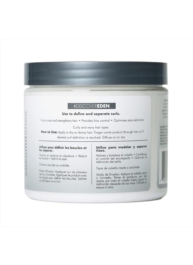 eden bodyworks - Coconut Shea Curl Defining Creme |16 oz | Moisturize Protect Against Humidity, Add Shine - Packaging May Vary - Image 1