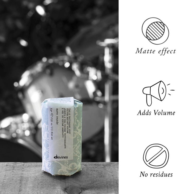 Davines This is a Texturizing Dust, Volumizing Powder Spray For Long-Lasting Volume And Workable Texture, No Residue Matte Effect, 0.28 Oz - Image 5