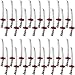Fahacop 32 Pack 30 Inch Inflatable Ninja Swords Blow up Katana Toy Inflatable Samurai Weapons for Kids Halloween Ninja Theme Party Costume Accessories - Image 2