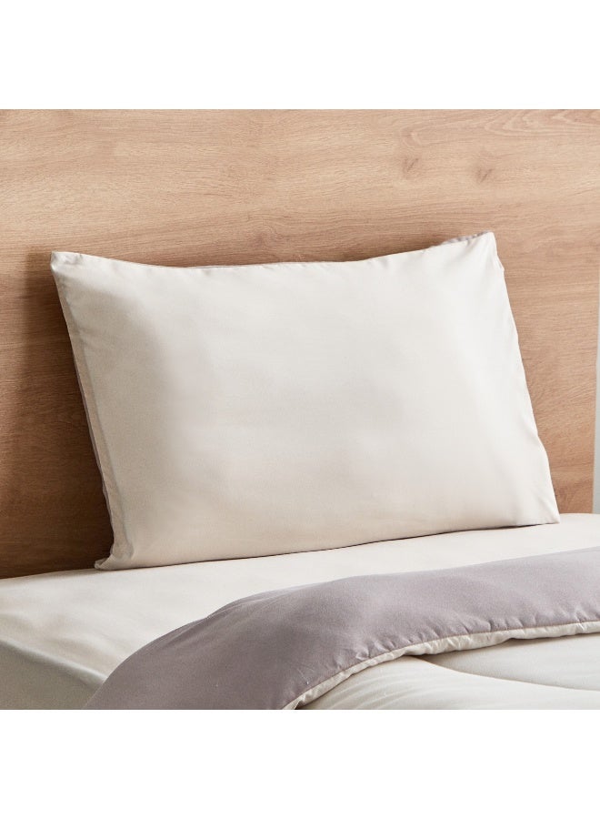 Home Box Derby 2-Piece Reversible Microfiber Single Comforter Set - 135x220 cm  - Image 4