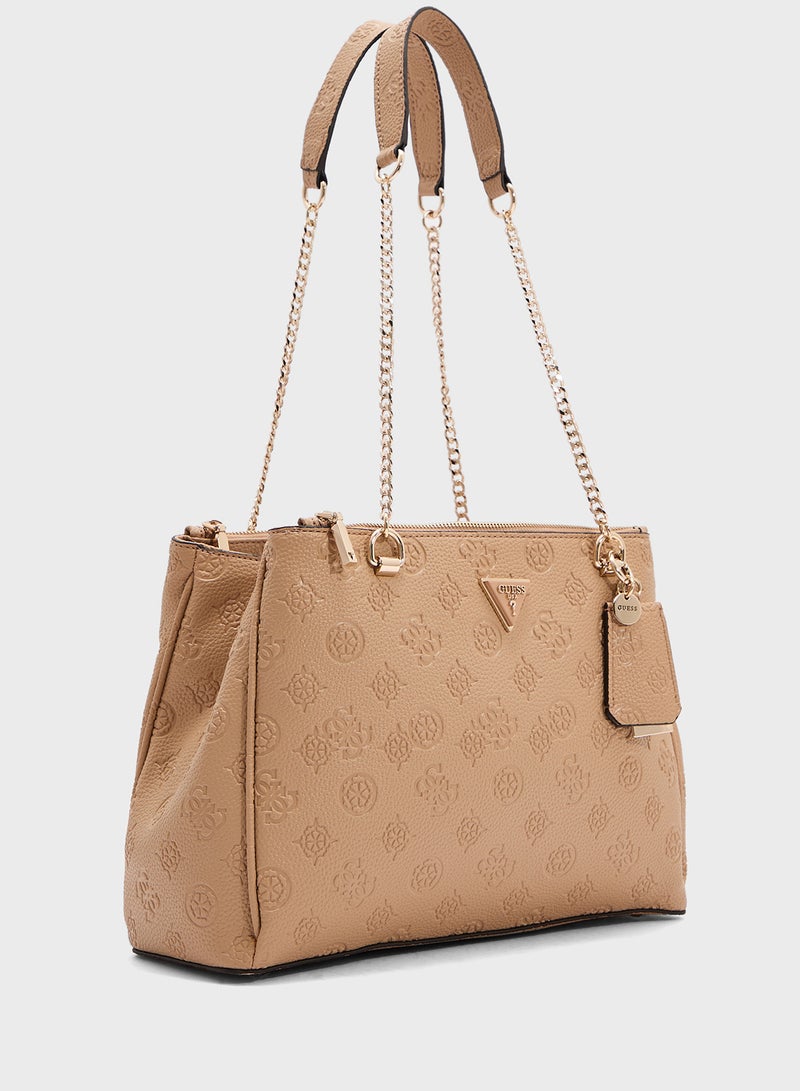 GUESS Cresidia Status Shoulder Satchel - Image 3