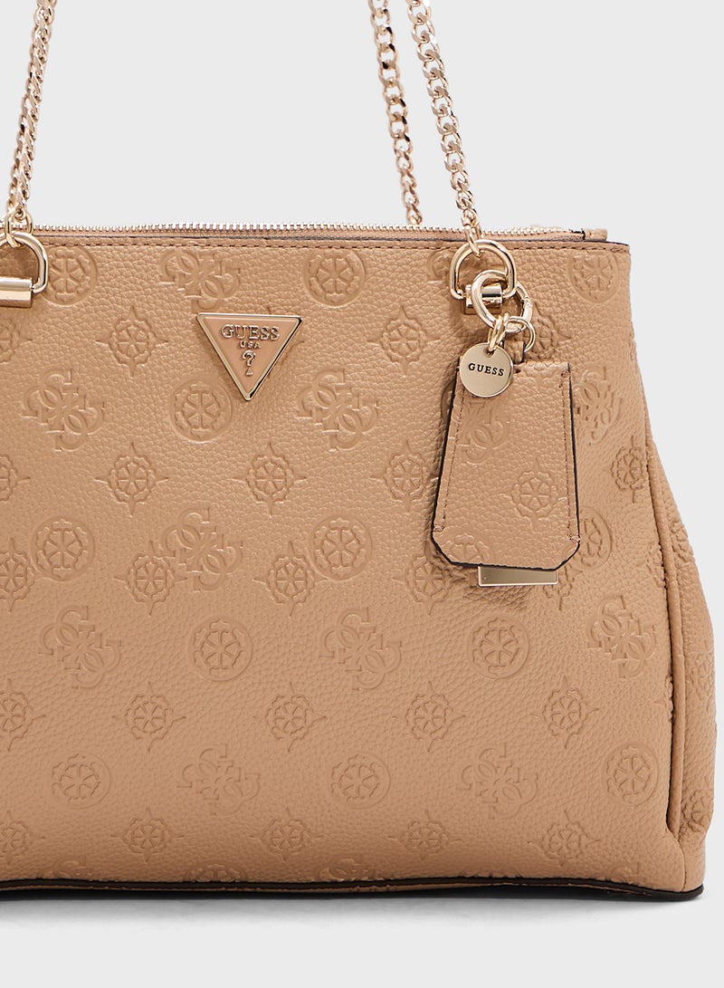 GUESS Cresidia Status Shoulder Satchel - Image 4