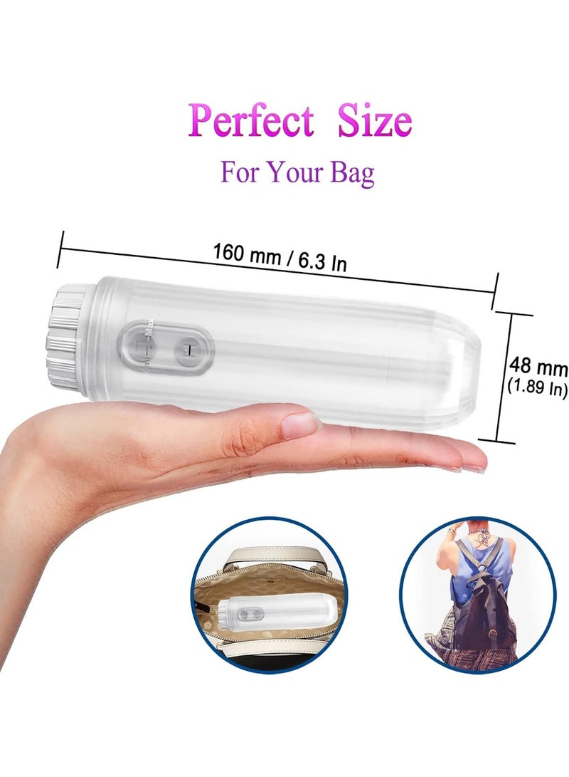 Meetion Portable Bidet - Mini Foldable Handheld Personal Travel Bidet with 2 Pressure Options Electric Sprayer Toilet for Personal Hygiene Cleaning/Soothing Postpartum Care/Perineal & Hemmoroid Treatment (White) - Image 4